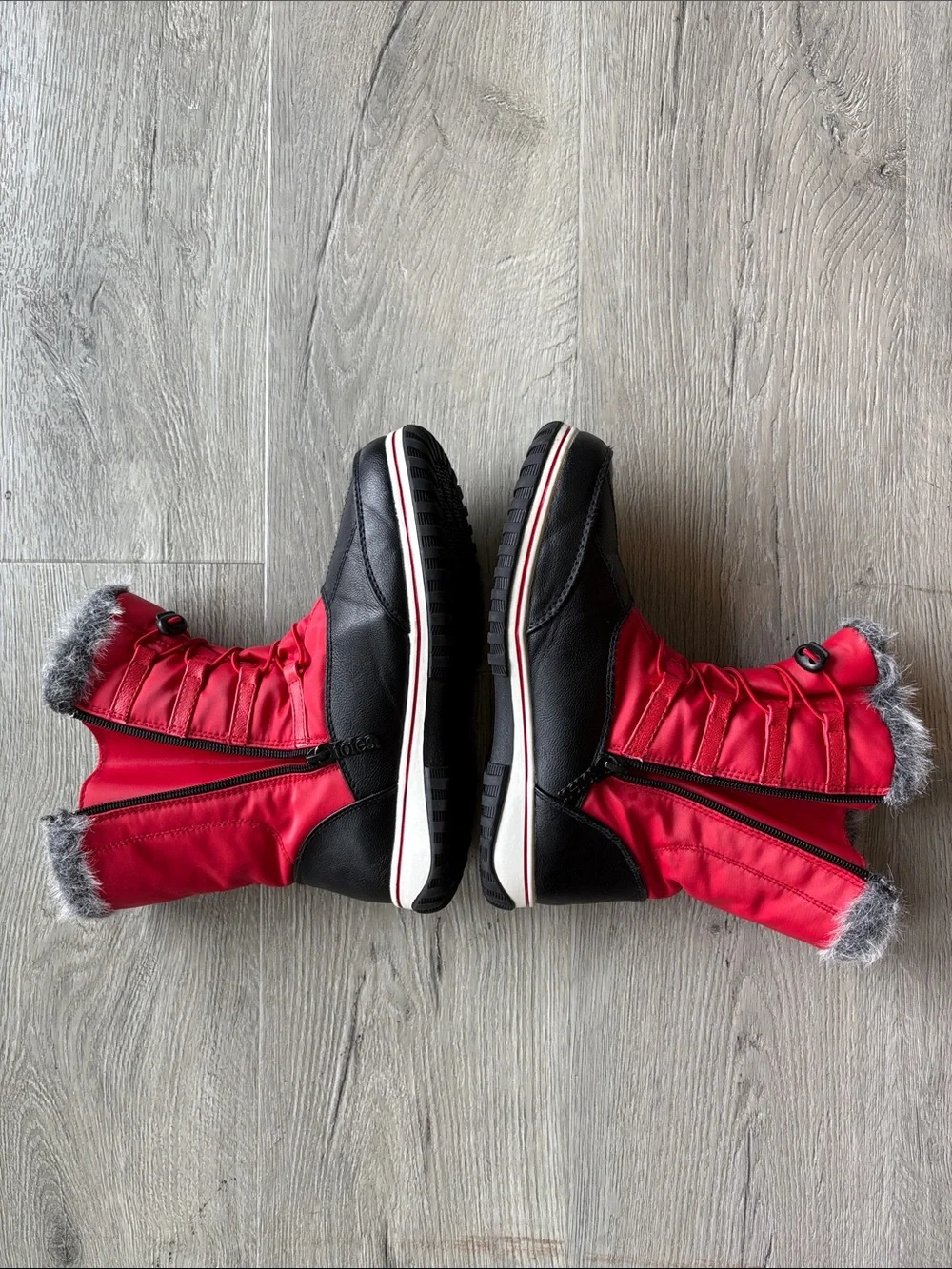 ❄️ Totes Adele Red Snow Rain Boots. Size 7